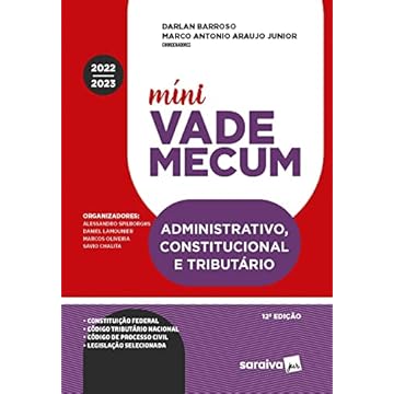 Capa do livro Mini vade administrativo, constitucional e tributário - 12ª edição 2022