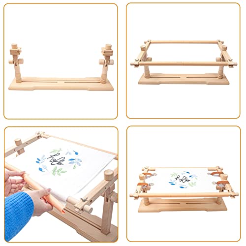 Rianpesn Supporto per Telaio da Ricamo ruotato