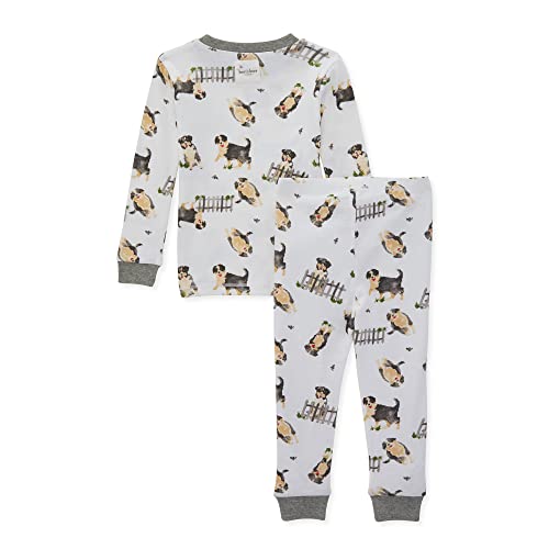 Burt's Bees Baby Baby Boys' Pajamas, Tee And Pant 2-Piece Pj Set, 100% Organic Cotton, Sheep Dog, 3T #TOP1