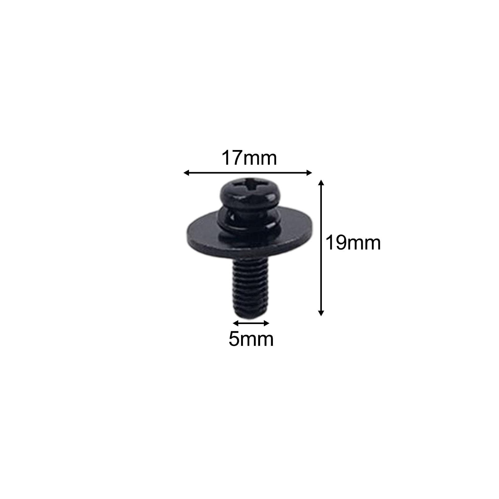 Menolana Drum Lug Screw Easy to Install Lug Claw Hook Lightweight Sturdy Snare Drum Lugs, Black