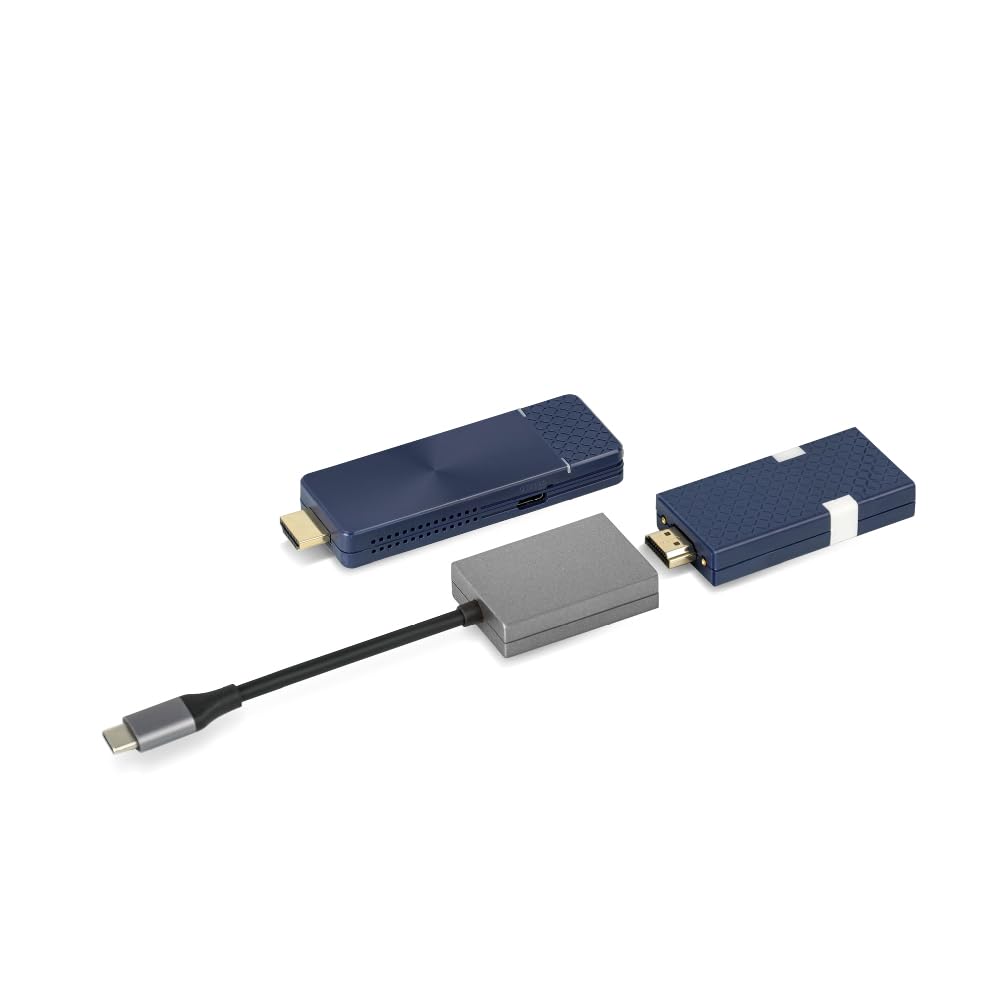 GKCast Wireless Display Transmitter and Receiver Kit Support 4K, USB-C & HDMI Dual Transmit Ports, Wireless Presentation Equipment for Laptop, PC, Smartphone, Projector, HDTV 165FT/50M. (GREY)-image-40