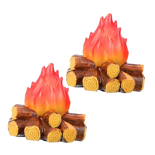 Lámpara de llama simulada LED con base estable y efecto de fuego artificial autónomo