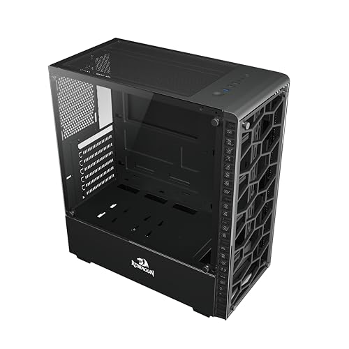 Image of Redragon - GC-624 - ATX Gaming PC Case - Tempered Glass Gaming PC Case - Computer with Side Tempered Glass Panel and a Magnetic Dust Filter