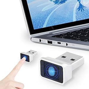 USB Fingerprint Reader, DDSKY Portable Security Key Biometric Fingerprint Scanner Support Windows 10 32/64 Bits with…