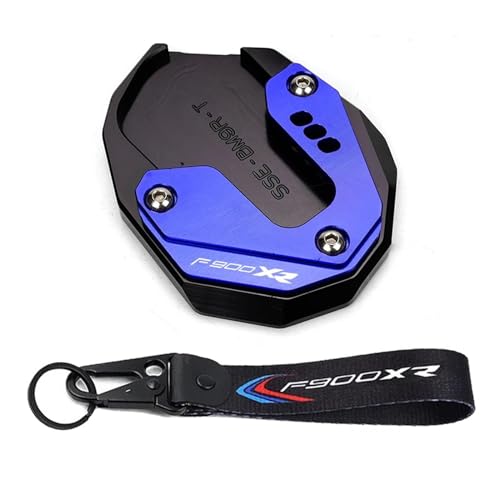 Béquille latérale F900XR enfoncée ? Solution plaque support bleu 2020-2023