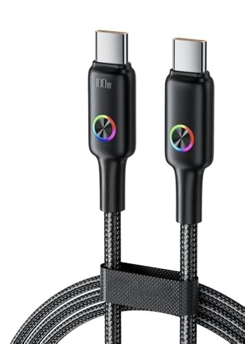 USB C �P�[�u�� 1/3/5 �p�b�N �J���t���ȏƖ� Type C �����P�[�u���p(1.2m Black,5 Pack)