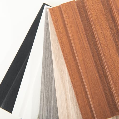Image of Art3d WPC 3D Wood Textured Slat Wall Panel, 5-Piece Sample Pack, 6 x 6 Inch