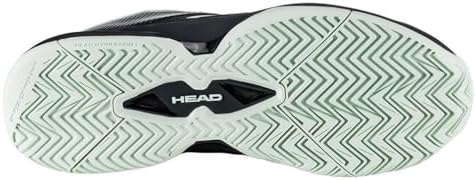 HEAD Women's Revolt Evo Sneaker, Black/Aqua, 7.5 | Image 4