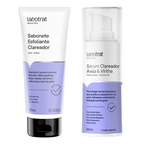 Kit Clareador Axila & Virilha Dermo Skin c/ 2 Itens