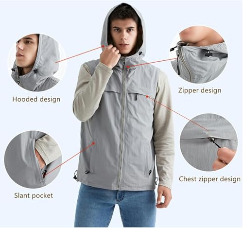 Chaleco de protección EMF para hombre ropa antirradiación 5