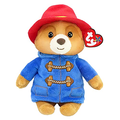 TY Paddington Bear Beanie Boos Medium, Red