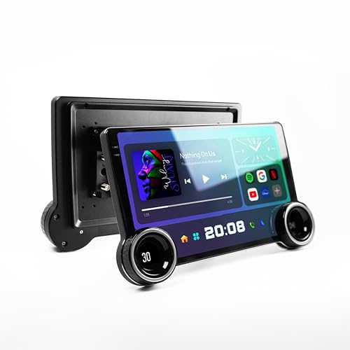 Image of BASSOHOLIC 10.36 inch Diamond 2K Android 13 Car Stereo | TS18 Octa-Core | 4+64GB | 2K Touch | WiFi | GPS | Android Auto | DSP | 360 Ready | Dual Rotary Knob | Bluetooth | Google Maps | 1-Year Warranty