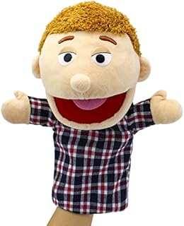 Family Hand Puppets,Puppets for Kids Role Paly Family Members 11.8 INCH Multi-Ethnic Puppets,Plush Soft Hand Puppets Family Puppets Story Toys Puppets for Girls Boys Finger Puppets Puppet Set Gifts