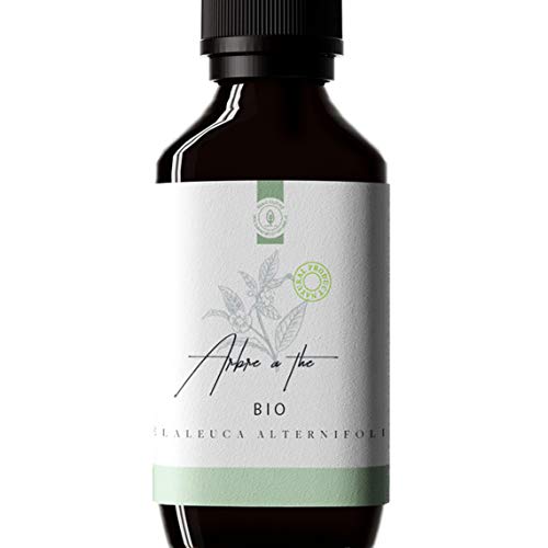 50ml Huile Essentielle Tea Tree BIO (Arbre à thé/Melaleuca alternifolia) - 100% Pure, Naturelle et Biologique - Embouteillée en France