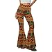 Amzbeauty African Tribal Print Bell Bottom Yoga Pants for Women Teen Girls Women's Flare Pants Plus Size Bootcut Yoga Pants