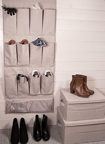 Boîte rangement pliable beige pour gain de place - 8