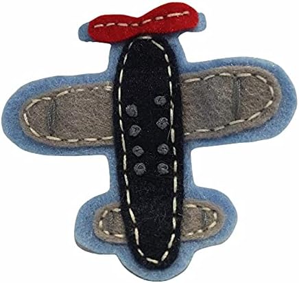 Airplane Hair Clip, Aircraft Hair Clip, Plane Hair Clip, Girls Hair Accessory, Partially Lined Alligator Hair Clip, Airplane Hair Bow