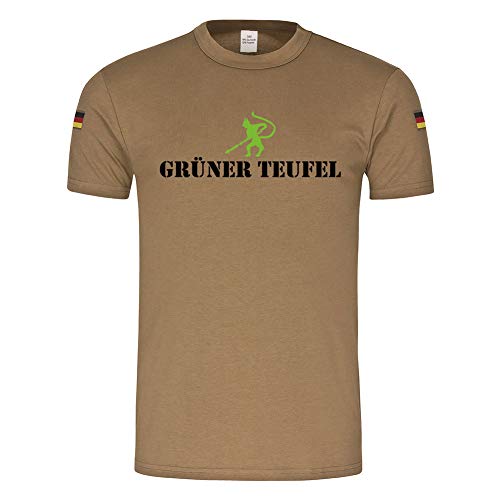 Parachutiste allemand t-shirt FschJg vert militaire L 14984