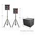 LOTAWAY SQ-2.1 4000W Active Powered Line Array Speakers Bluetooth Wireless PA Speaker System with 4 Channel Mixer Outdoor Indoor DJ Speakers with 18 inch Subwoofer for Party,Events,Speech,Wedding,Gigs