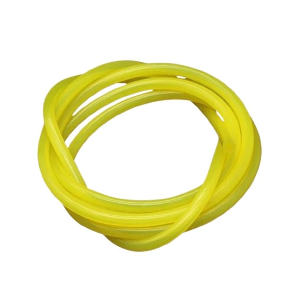 Yjqhody Yellow Soft Rubber Hose 1 Meter Proof Pressure Resistant Hose, Id 0.5-10Mm Flexible Rubber Soft Drink Pipe Water Connector(,7Mm*9Mm)