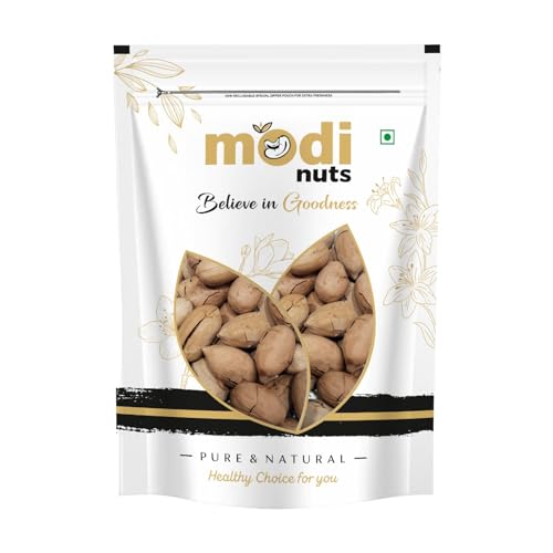 Modinuts Premium Pecan Nuts 500g in Shell | Roasted, Natural, Crunchy & Buttery Nuts | Rich in Protein, Fiber & Antioxidants | Heart-Healthy Snack for Energy, Skin & Brain | 100% Fresh & Non-GMO