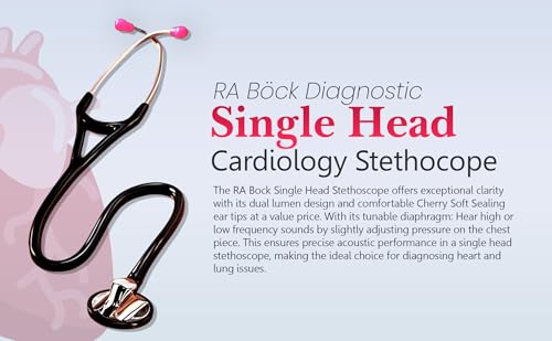image for R.A. BÖCK DIAGNOSTICS RA Bock Single Head Cardiology Stethoscope - Pr