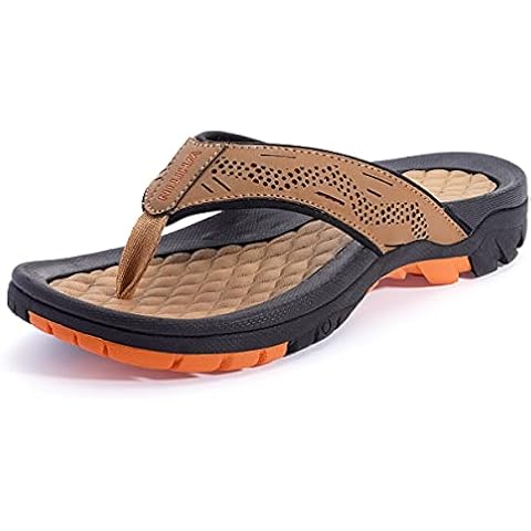 WHITIN Men's Waterproof Flip Flops Cover