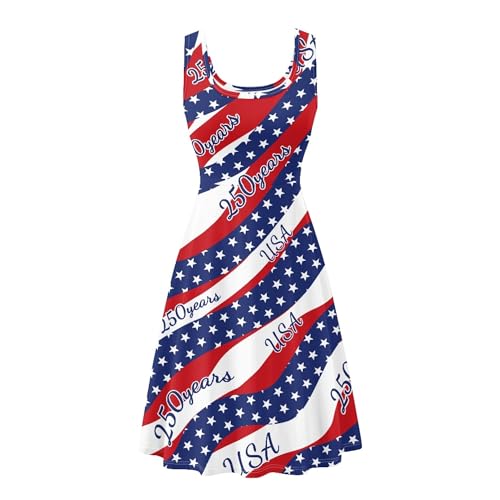 Image of TOADDITDO Womens Summer Sleeveless Tank Dress with 2 Side Pockets XS-4XL Plus Size