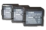  vhbw 3x Batteria compatibile con Panasonic HDC-SD9, HDC-SDT750, HDC-SX5, HDC-TM350 videocamera camcorder (1000mAh, 7,2V, Li-Ion) con infochip