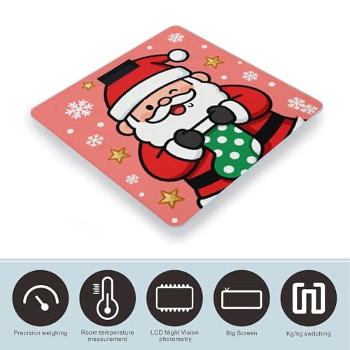 Báscula digital Cute Santa Claus alta precisión miniatura 3