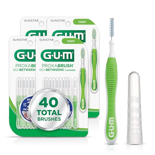 GUM Proxabrush Go-Betweens - Tight - Interdental Brushes - Soft
