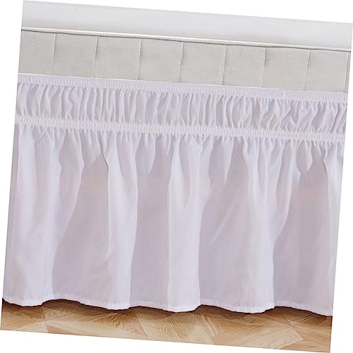 Jupe de lit plissée élastique Cabilock pour lit double et simple - 6