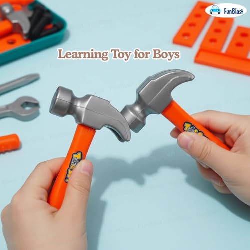 Image of FunBlast Tool Kit Set Toy for Kids, Set of 22 Pcs; Little Engineer Tool Kit Toys, Pretend Play Toys for Boys, Role Play Toys for Toddlers, Learning Toy for Boys, Children (Multicolor)