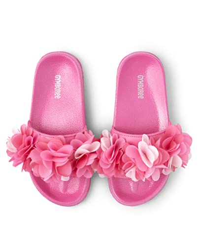 Gymboree,Girls,And Toddler Slides,Pink Flower,12 Little Kid #TOP4