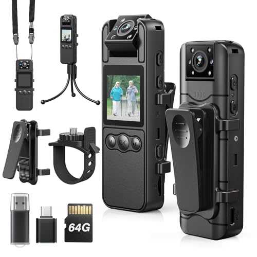 Fotocamera Z11 2K indossata dal corpo - Fotocamera da 64