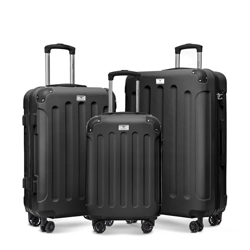 LUGG Travel Suitcase Set - Skywander 3-Piece Hard Shell Luggage, 20