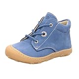 Weicher Gehcomfort Ricosta Jungen Lauflernschuhe Pepino Cory Schnürschuh blau Gr. 18