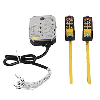 Hoist Crane Control Switches, Industrial Remote Controller LED Indicators Drop Proof for Concrete Pumps for Coal Mining AC220V