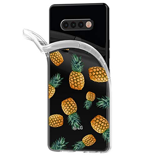Vavies Case For Lg K51, Lg Reflect Phone Case For Girls Women, Cute Slim Shockproof Clear Pattern Soft Flexible Tpu Back Phone Protective Cover Cases For Lg K51 (Pineapple) #TOP1