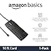 Amazon Basics Rectangular 12-Outlet Power Strip Surge Protector , 4,320 Joule, 10-Foot Cord, Black