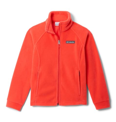 Columbia Youth Girls Benton Springs Fleece Jacket, Poppy Red, Small