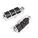 INNOGLOW Motorcycle Foot Pegs Footrest Aluminum Black Rubbe Anti Vibration Footpegs Male Mount Pegs for Harley Davidson H-D 8000 8002