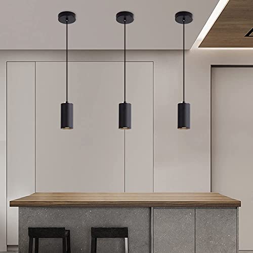 Iluminación Colgante Minimalista Black para Techo de Isla 3