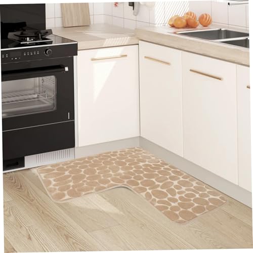 Tapis de bain en L anti-dérapant pour sol sec et sécurisé en angle 32x16
