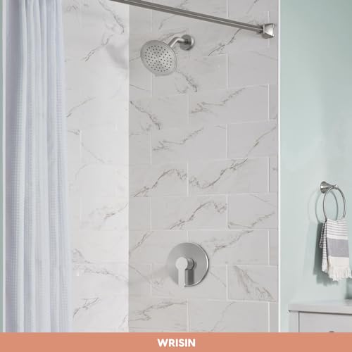 Wrisin GDFJ8018 Shower Faucet Set Brushed Nickel thumb #1