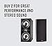 Polk Audio Monitor 40 Series II Bookshelf Speaker (Black, Pair) - Big Sound, High Performance | Perfect for Small or Medium Size Rooms