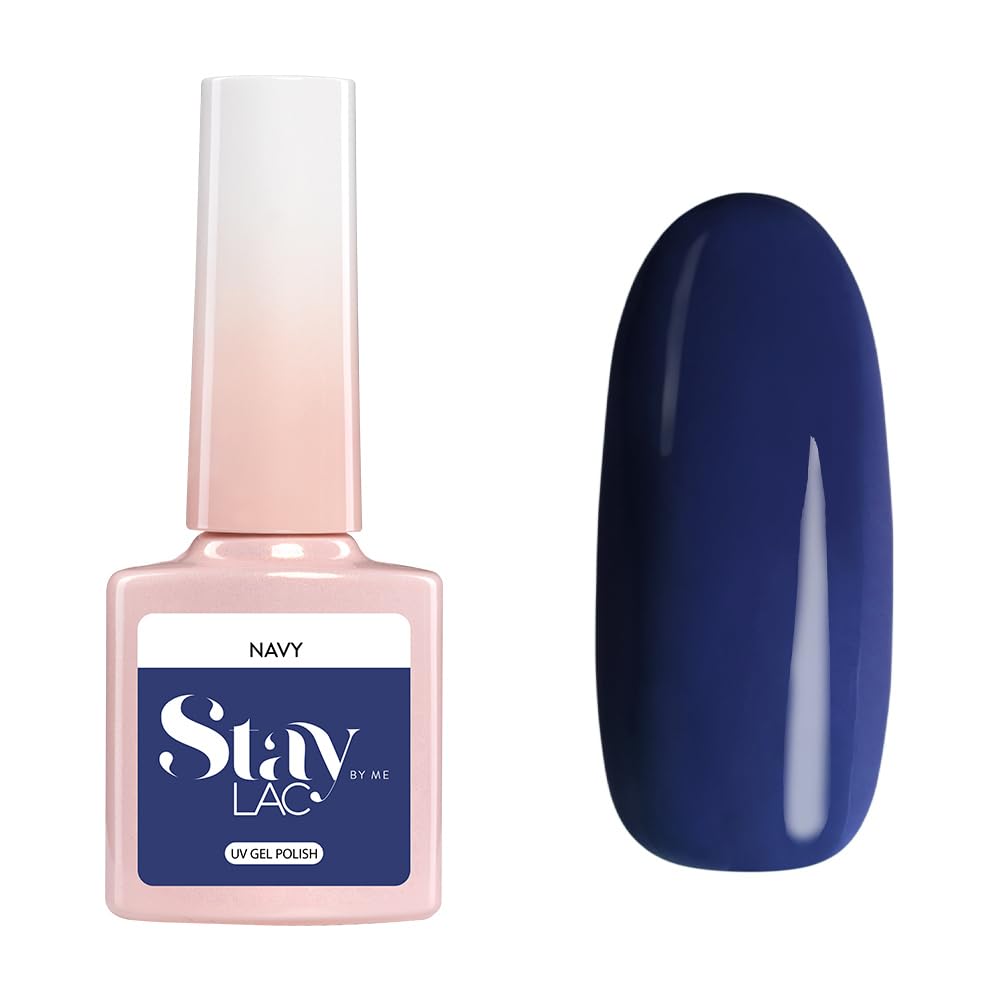 STAYLAC Lakier hybrydowy do paznokci Niebieski Navy 5 ml UV LED