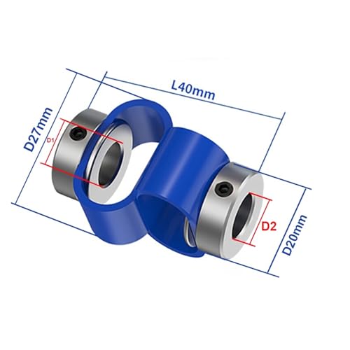 Acoplamiento de aleación de aluminio mecanizado CNC con doble bucle 6