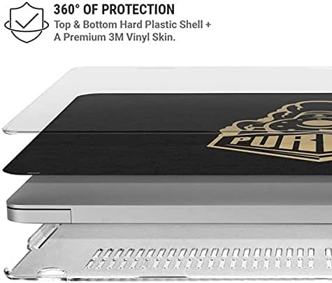 Skinit Case + Skin Compatible with MacBook Air 13in M1 (2021) - Officially Licensed Purdue University Signature Logo Design