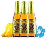 6 x DjuDju-Pineapple-Bier/DjuDju-Ananas-Bier Exotisches Afrikanisches Fruchtbier-Biermischgetränk. Das ideale Geschenk Gebraut nach einem uralten Rezept aus Ghana